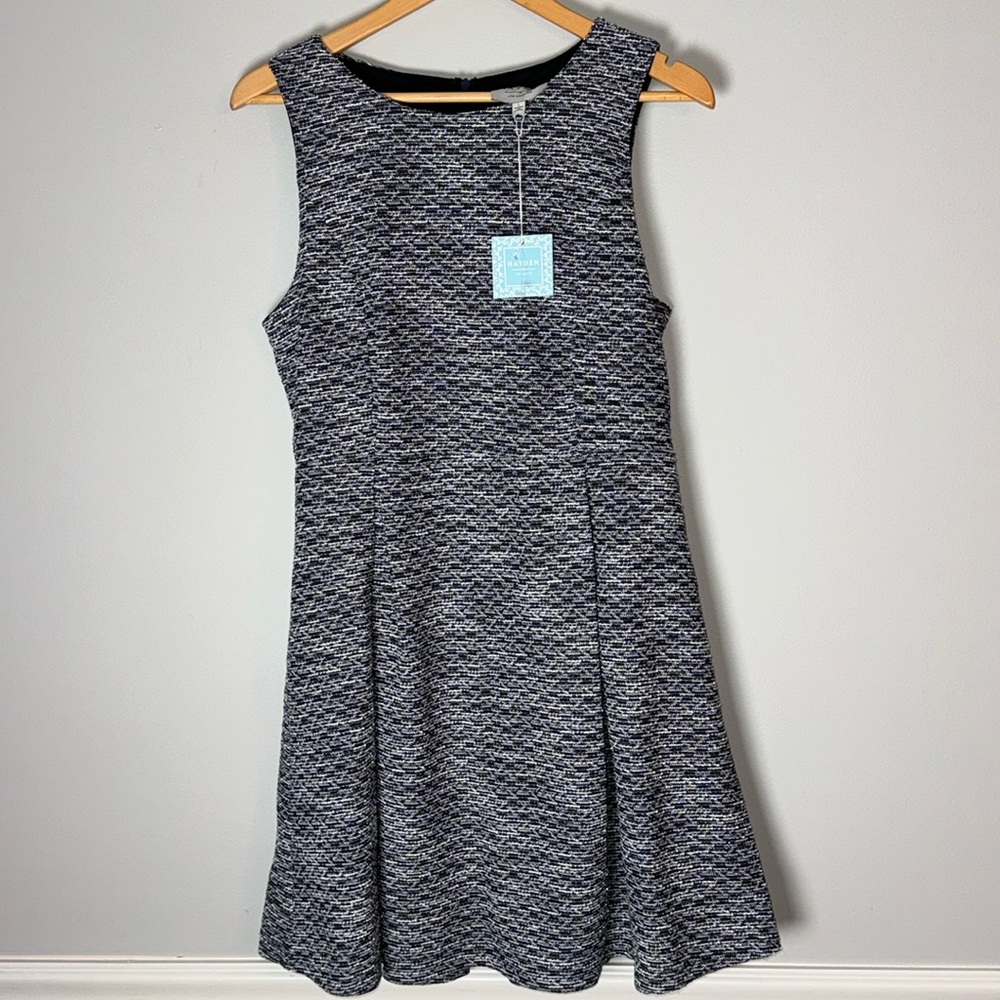 New HAYDEN Tweed Shift Dress Large